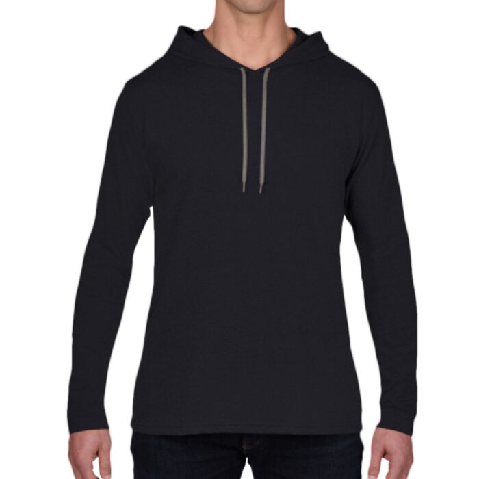 Softstyle Adult Long Sleeve Hooded T-Shirt Thumbnail